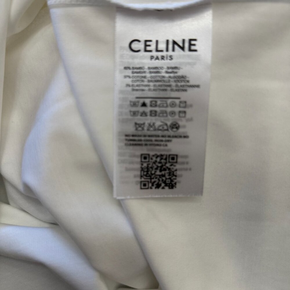 Oversized Celine Logo  top size S/M NEW - Picture 10 of 10
